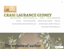 Tablet Screenshot of craiglaurancegidney.com